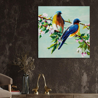 Birds Wall Canvas Painting For Living Room Decoration