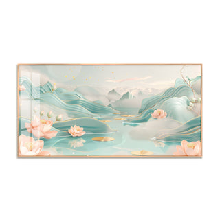 Nature Scenery Acrylic Wall Art with Metal Frame (MFNTR001)