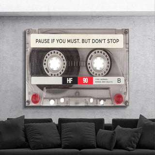 Dont Stop Motivational Poster in Framed Canvas With Inspiring Quotes in Large Size for Office and Startups (MTWAT050).