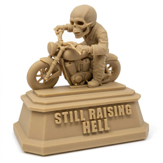 Still Raising Hell (Biker) desk trophy, Sandstorm finish
