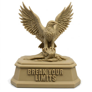 Break Your Limits (Eagle) desk trophy, Sandstorm finish