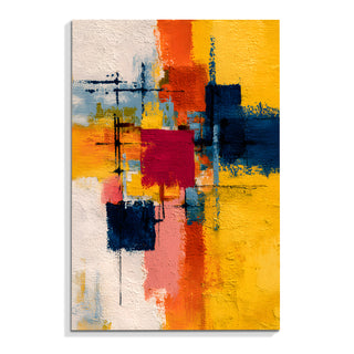Abstract Wall Art Canvas | Premium Contemporary Painting for Home & Office Decor | HD Canvas Print, Framed, Ready to Hang. (ABSWA07)