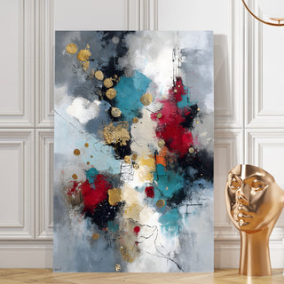 Abstract Wall Art Canvas | Premium Contemporary Painting for Home & Office Decor | HD Canvas Print, Framed, Ready to Hang. (ABSWA06)