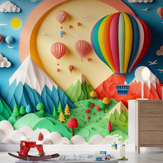 Kids Room Wall Murals. Full Wall Wallpaper for Boys and Girls Room, Nursery, Play Schools. (KDSMRL008)