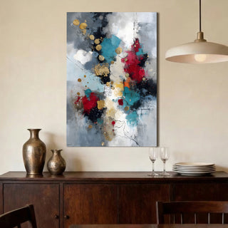 Abstract Wall Art Canvas | Premium Contemporary Painting for Home & Office Decor | HD Canvas Print, Framed, Ready to Hang. (ABSWA06)
