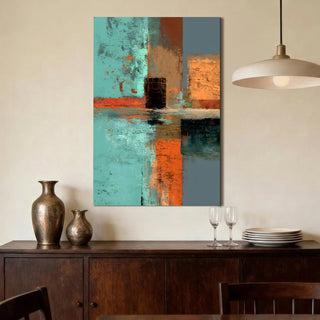 Abstract Wall Art Canvas | Premium Contemporary Painting for Home & Office Decor | HD Canvas Print, Framed, Ready to Hang. (ABSWA12)