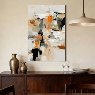 Abstract Wall Art Canvas | Premium Contemporary Painting for Home & Office Decor | HD Canvas Print, Framed, Ready to Hang. (ABSWA11)