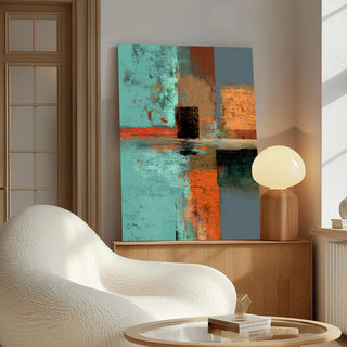 Abstract Wall Art Canvas | Premium Contemporary Painting for Home & Office Decor | HD Canvas Print, Framed, Ready to Hang. (ABSWA12)