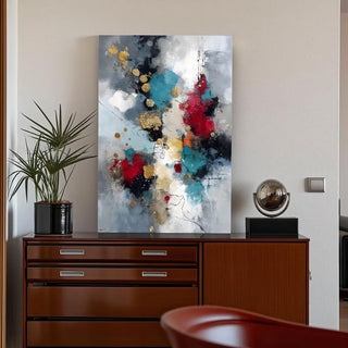 Abstract Wall Art Canvas | Premium Contemporary Painting for Home & Office Decor | HD Canvas Print, Framed, Ready to Hang. (ABSWA06)
