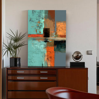 Abstract Wall Art Canvas | Premium Contemporary Painting for Home & Office Decor | HD Canvas Print, Framed, Ready to Hang. (ABSWA12)