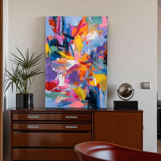 Abstract Wall Art Canvas | Premium Contemporary Painting for Home & Office Decor | HD Canvas Print, Framed, Ready to Hang. (ABSWA13)