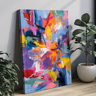 Abstract Wall Art Canvas | Premium Contemporary Painting for Home & Office Decor | HD Canvas Print, Framed, Ready to Hang. (ABSWA13)
