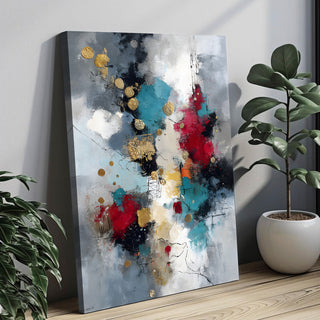 Abstract Wall Art Canvas | Premium Contemporary Painting for Home & Office Decor | HD Canvas Print, Framed, Ready to Hang. (ABSWA06)