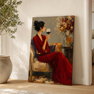 Evening Rouge Wall Art | HD Canvas Print, Ready to Hang. (MOWA87)
