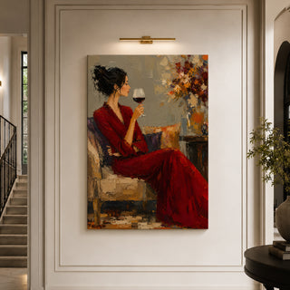 Evening Rouge Wall Art | HD Canvas Print, Ready to Hang. (MOWA87)