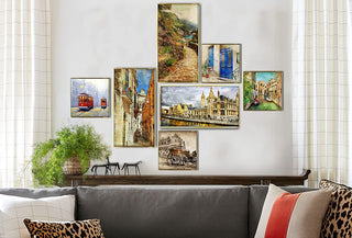 Digital Art Canvas Floating Frame 