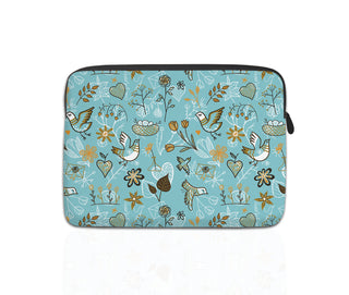 Premium Vegan Leather Laptop Sleeve with Zip | Sleek & Stylish | Waterproof | For Office, College, Travel, Daily Use (LPSL02)