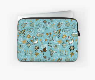 Premium Vegan Leather Laptop Sleeve with Zip | Sleek & Stylish | Waterproof | For Office, College, Travel, Daily Use (LPSL02)