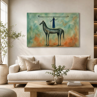 Mystic Rider Wall Art | HD Canvas Print, Ready to Hang. (MOWA90)