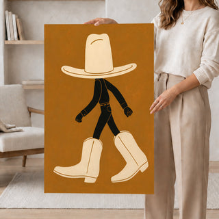 Western Walk Wall Art | HD Canvas Print, Ready to Hang. (MOWA82)