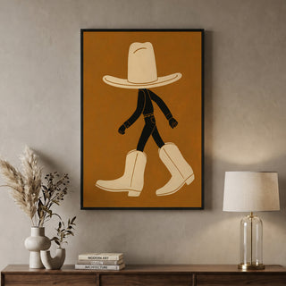Western Walk Wall Art | HD Canvas Print, Ready to Hang. (MOWA82)