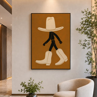 Western Walk Wall Art | HD Canvas Print, Ready to Hang. (MOWA82)