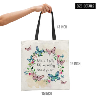 Canvas Zip Clouser Tote Bag for Women – 15x16 Inch Reusable Shopping & Everyday Carry Bag