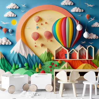 Kids Room Wall Murals. Full Wall Wallpaper for Boys and Girls Room, Nursery, Play Schools. (KDSMRL005)