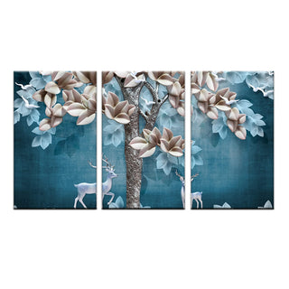 Enchanting Floral Wall Art For Living Room Wall Decoration