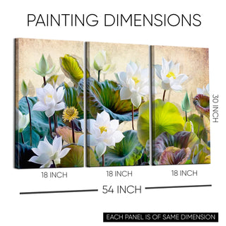 Floral Canvas Painting For Bedroom and Living Room Wall Decoration