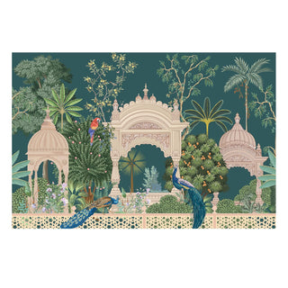 Ethnic Indian Wall Murals. Traditional Mughal Art Full Wall Wallpaper. (ETHMRL004)