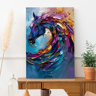 Whirlwind Majesty Wall Art Painting, HD Canvas Print, Framed, Ready to Hang. (ABMWA126)