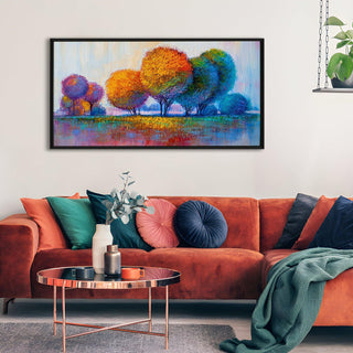 Mesmerising Landscapes Art Large Canvas Paintings. Framed Digital Reprints of Famous and Vibrant Artwork (LDWA15) - Khirki.in 