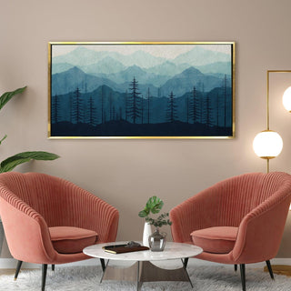 Mesmerising Landscapes Art Large Canvas Paintings. Framed Digital Reprints of Famous and Vibrant Artwork (LDWA19) - Khirki.in 