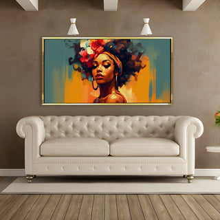 Modern Art Large Canvas Paintings. Framed Digital Reprints of Famous and Vibrant Artwork (MAWA01) - Khirki.in 