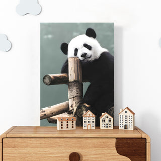 Bamboo Embrace Wall Art Painting, HD Canvas Print, Framed, Ready to Hang. (WNWA168)