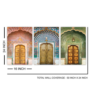 Traditional Royal Doors Painting Set  (ETHWA24)