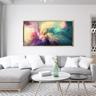 Abstract Modern Art Large Canvas Paintings. Framed Digital Reprints of Famous and Vibrant Artwork (MAWA10) - Khirki.in 