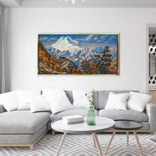 Mesmerising Landscapes Art Large Canvas Paintings. Framed Digital Reprints of Famous and Vibrant Artwork (LDWA09) - Khirki.in 