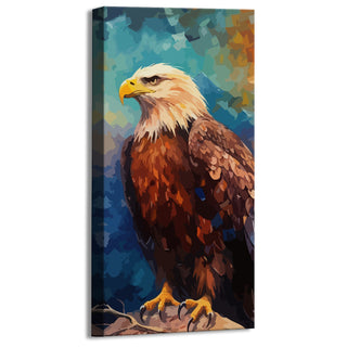Amazing Wildlife Wall Art. Large Canvas Framed Digital Reprints of Jungle, Wildlife, Animals and Birds. Ready To Hang. Size:  24 Inch x 48 Inch (WBWA52)
