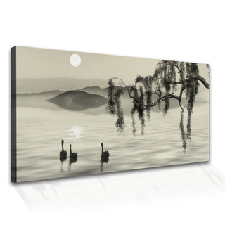 Mesmerising Landscapes Art Large Canvas Paintings. Framed Digital Reprints of Famous and Vibrant Artwork (LDWA07) - Khirki.in 