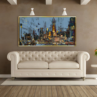 Abstract Modern Art Large Canvas Paintings. Framed Digital Reprints of Famous and Vibrant Artwork (MAWA08) - Khirki.in 