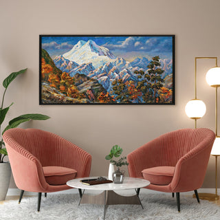 Mesmerising Landscapes Art Large Canvas Paintings. Framed Digital Reprints of Famous and Vibrant Artwork (LDWA09) - Khirki.in 