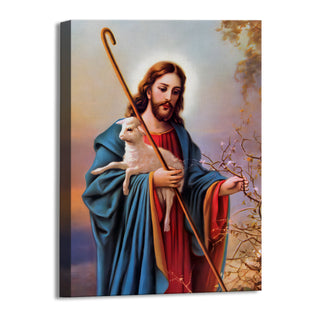 Jesus Christ Canvas Wall Art painting. Large Size canvas Wall Art For Home Decor. (JEWA04).