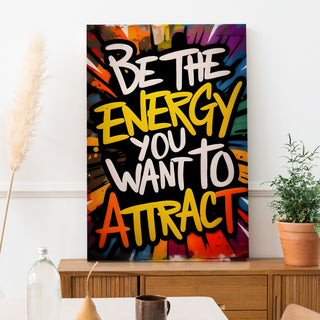 Vibrant Manifestation Wall Art Painting, HD Canvas Print, Framed, Ready to Hang. (AMWA43)