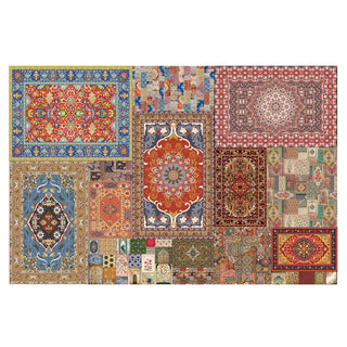 The Royal Weave – Heritage Rug Collage Wallpaper. (PATCH022)