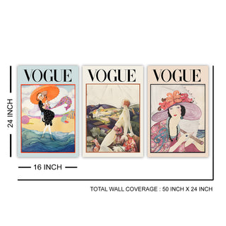 Retro Vogue Fashion Wall Art (MAWA26)