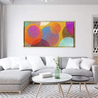 Abstract Modern Art Large Canvas Paintings. Framed Digital Reprints of Famous and Vibrant Artwork (MAWA12)
