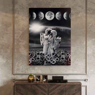 Astral Affection Wall Art Painting, HD Canvas Print, Framed, Ready to Hang. (ABMWA135)