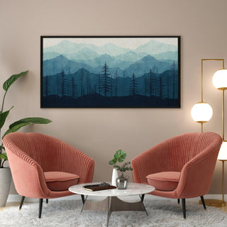 Mesmerising Landscapes Art Large Canvas Paintings. Framed Digital Reprints of Famous and Vibrant Artwork (LDWA19) - Khirki.in 